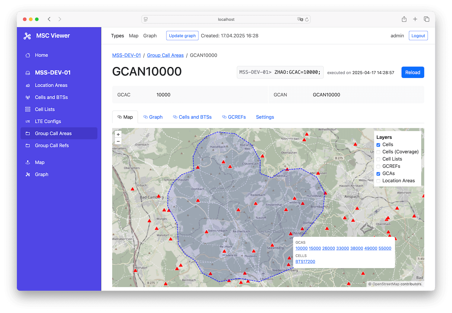 MscViewer Map View